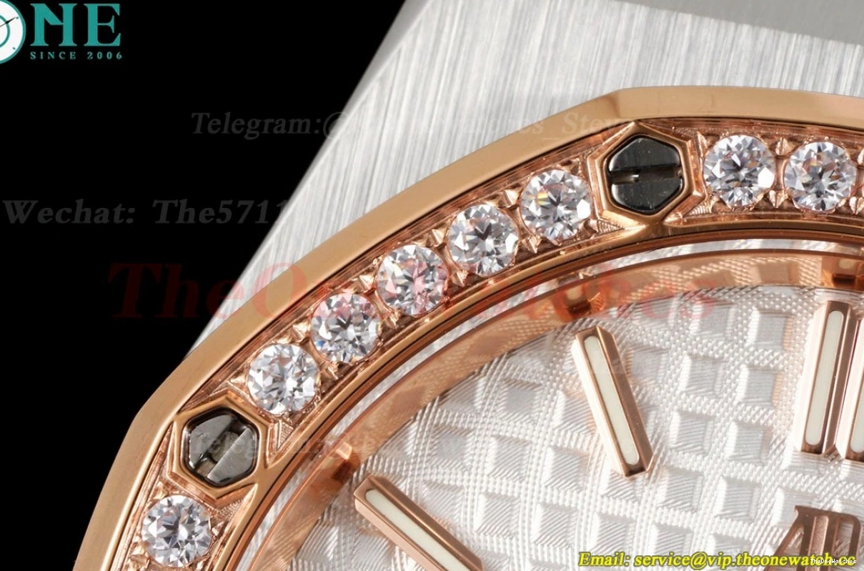 RG white Swiss Ladies 33mm Royal SS  Dial Quartz 8F Oak 0414